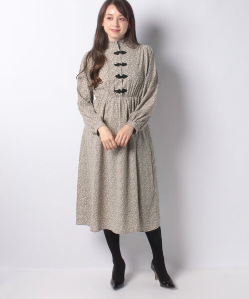 セール 単色花柄チャイナボタンワンピース オリーブデオリーブ Olive Des Olive D Fashion セール 単色花柄チャイナボタンワンピース オリーブデオリーブ Olive Des Olive D Fashion