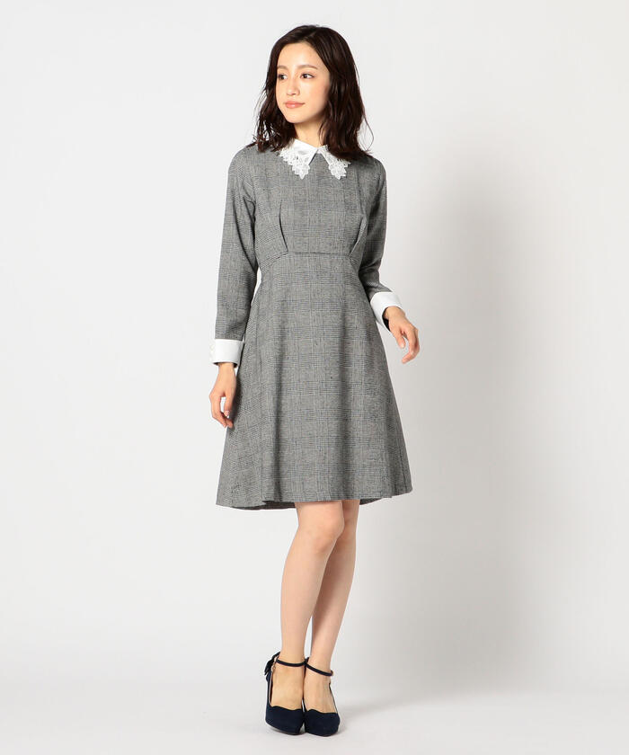 セール】ミッシュマッシュ MISCH MASCH 襟付きワンピース セール】ミッシュマッシュ MISCH MASCH 襟付きワンピース