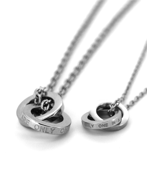 LHME WEB限定 ダイバーシティペアネックレス2nd type A / サージカル