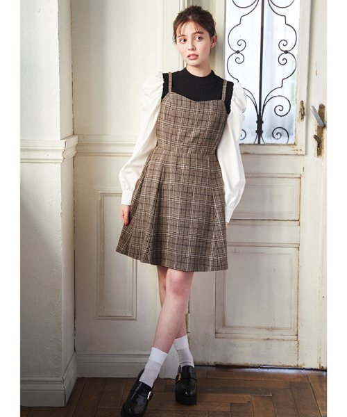 セール Backレースupフレアミニ ジャンパースカート イング Ingni D Fashion