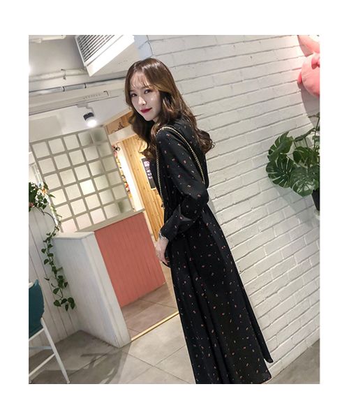 セール】ワンピース ロングワンピ 花柄 ドット NXL1241(503721752 セール】ワンピース ロングワンピ 花柄 ドット NXL1241(503721752
