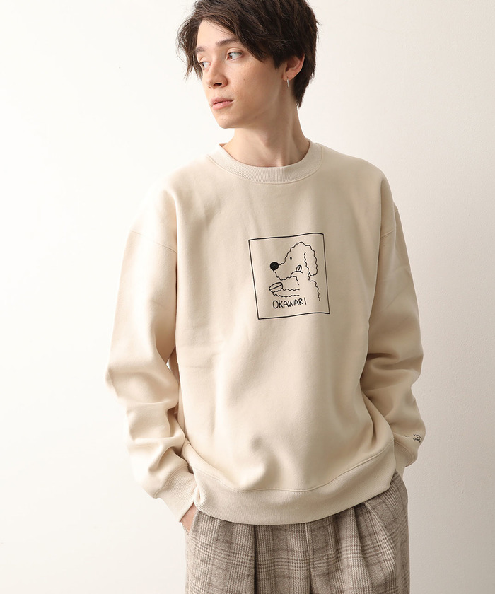 【p333】レア ゼイラム スウェット 白 ホワイト ZEIRAM ZU33JJ975_01_L.jpg