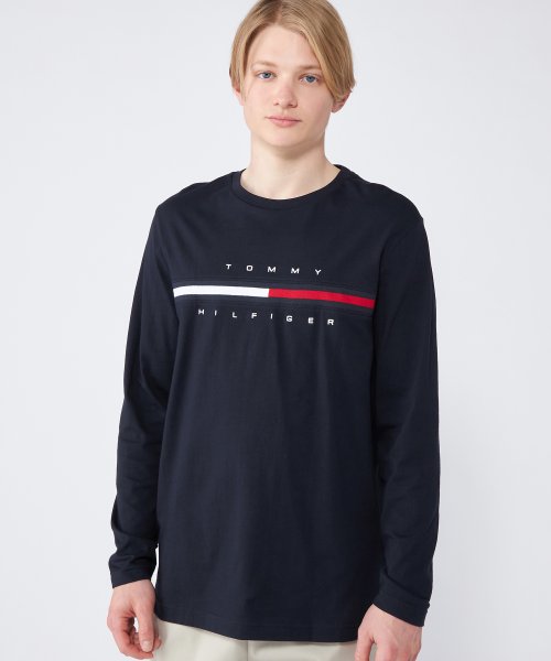 トミーヒルフィガー ロゴ ロング Tシャツ Tino Tee L S トミーヒルフィガー Tommy Hilfiger D Fashion トミーヒルフィガー ロゴ ロング Tシャツ Tino Tee L S トミーヒルフィガー Tommy Hilfiger D Fashion