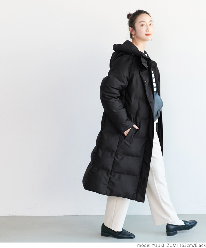 クーポン】【セール 33%OFF】【軽量】中綿ロングコート クーポン】【セール 33%OFF】【軽量】中綿ロングコート