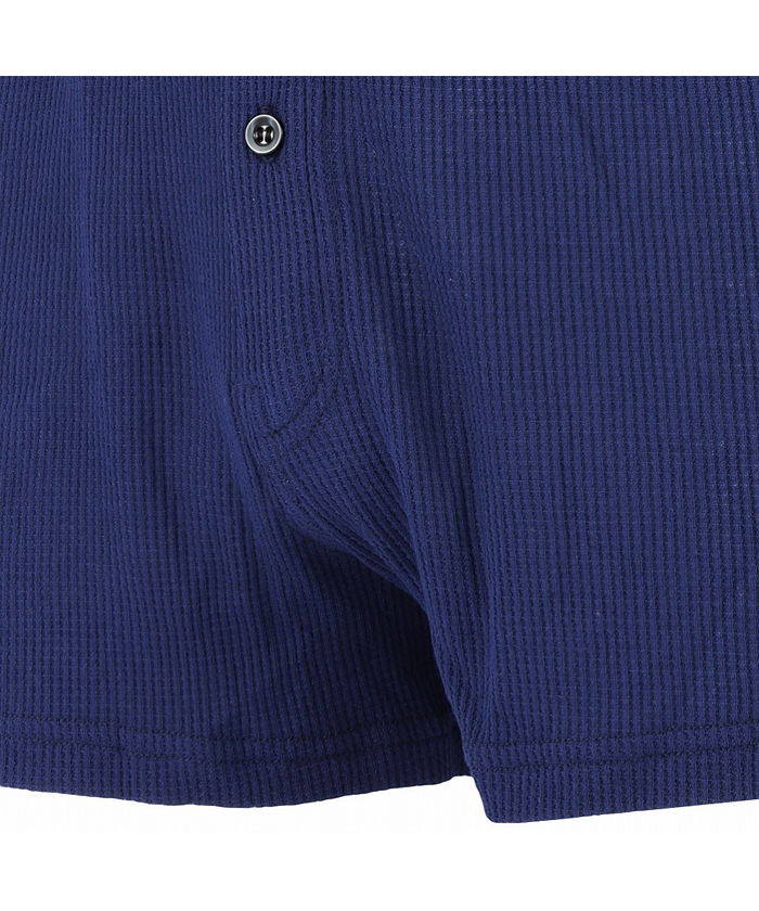 マックハウス Mac－House NAVY ネイビー ワッフル前開き