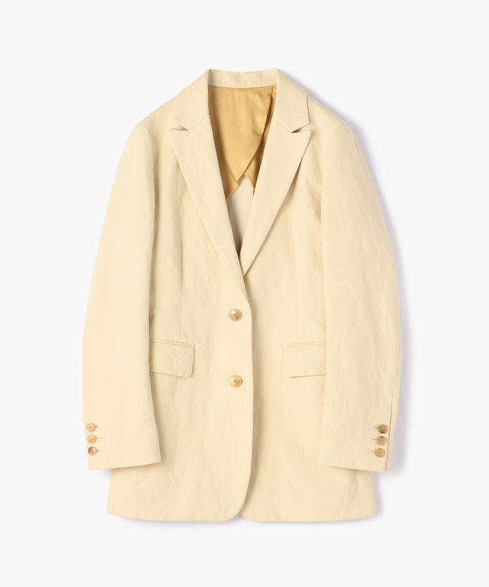 セール 40%OFF】コットンメタル ピークドラペルジャケット