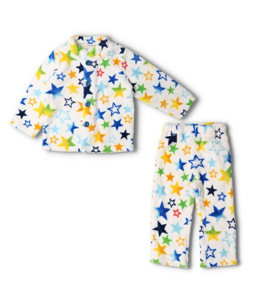 セール 30%OFF】【子供服】 Kids Foret (キッズフォーレ) 星柄ボアフリースパジャマ・ルームウェア 80cm～140cm  B53706(503731588) | キッズフォーレ(Kids Foret) - d fashion