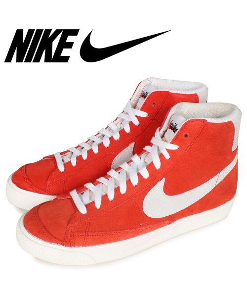 NIKE BLAZER MID 77 ナイキ ブレザー ミッド スニーカー メンズ ブレイザー ブレーザー レッド  CZ1088－600(503733303) ナイキ(NIKE) d fashion