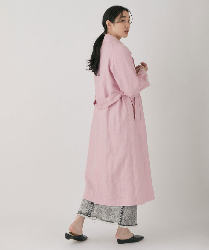 ADAM ET ROPE(アダムエロペ) / 19SS/リネンドビーコート/コート