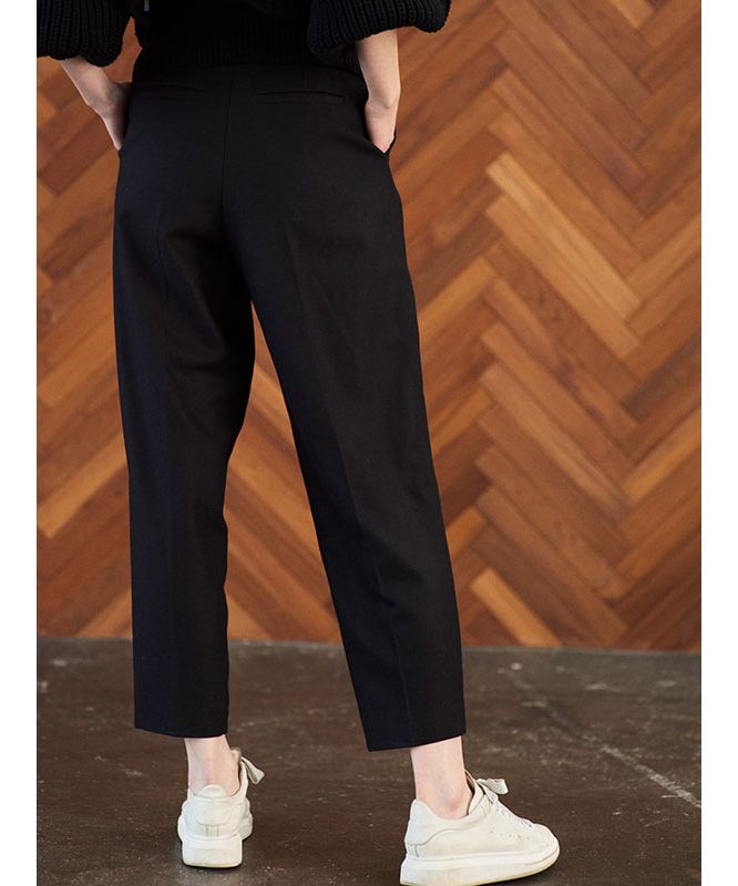 驚きの値段で セール エトレ | 70%OFF】タックテーパードパンツ(503737939) パンツ