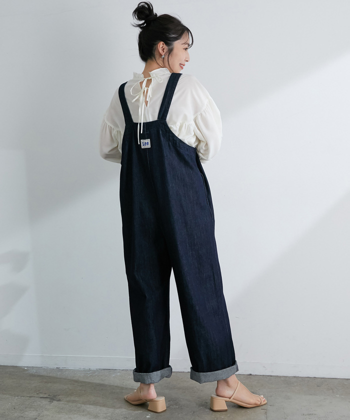 セール】【Lee×ViS】フロントジップサロペットパンツ【WEB限定