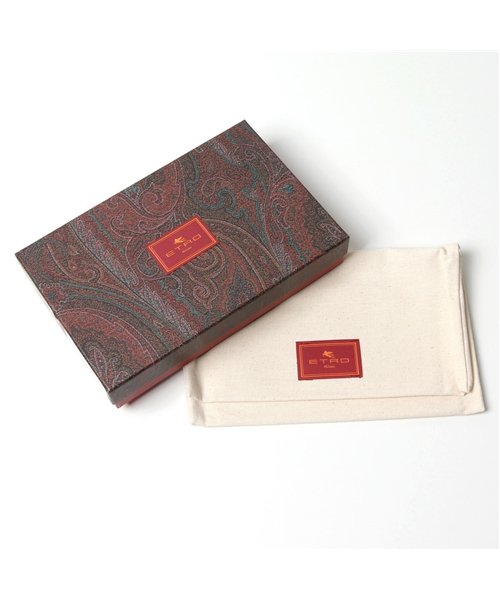 セール Etro エトロ 0h298 8007 1 Paisley ペイズリー柄 二つ折り長財布 小銭入れ付き メンズ エトロ Etro D Fashion