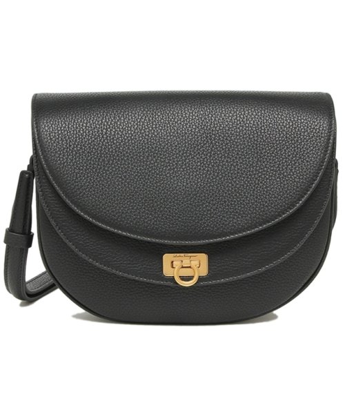 セール フェラガモ ショルダーバッグ レディース トラベルショルダー Salvatore Ferragamo 21i333 ブラック サルヴァトーレ フェラガモ Salvatore Ferragamo D Fashion