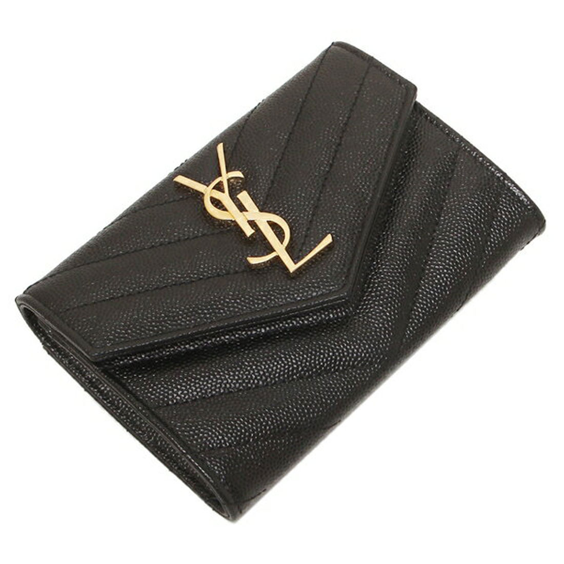 SAINT LAURENT YSLロゴキルティングレザー カードホルダ(サン SAINT LAURENT YSLロゴキルティングレザー カードホルダ(サン