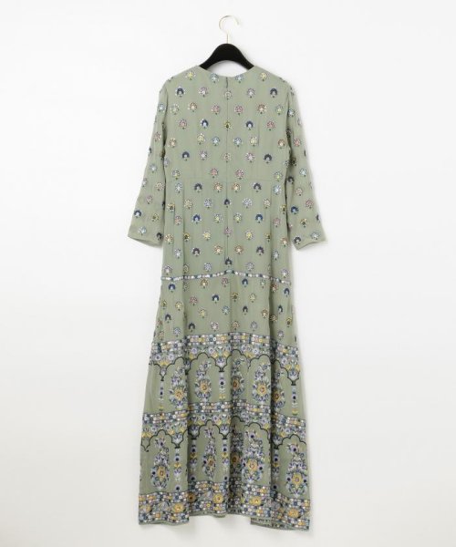 エスニック刺繍ロングワンピース グレースコンチネンタル Grace Continental D Fashion エスニック刺繍ロングワンピース グレースコンチネンタル Grace Continental D Fashion