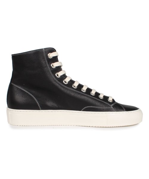 コモンプロジェクト Common Projects トーナメント ハイ スニーカー メンズ Tournament High Leather Shiny ブラック コモンプロジェクト Commonprojects D Fashion