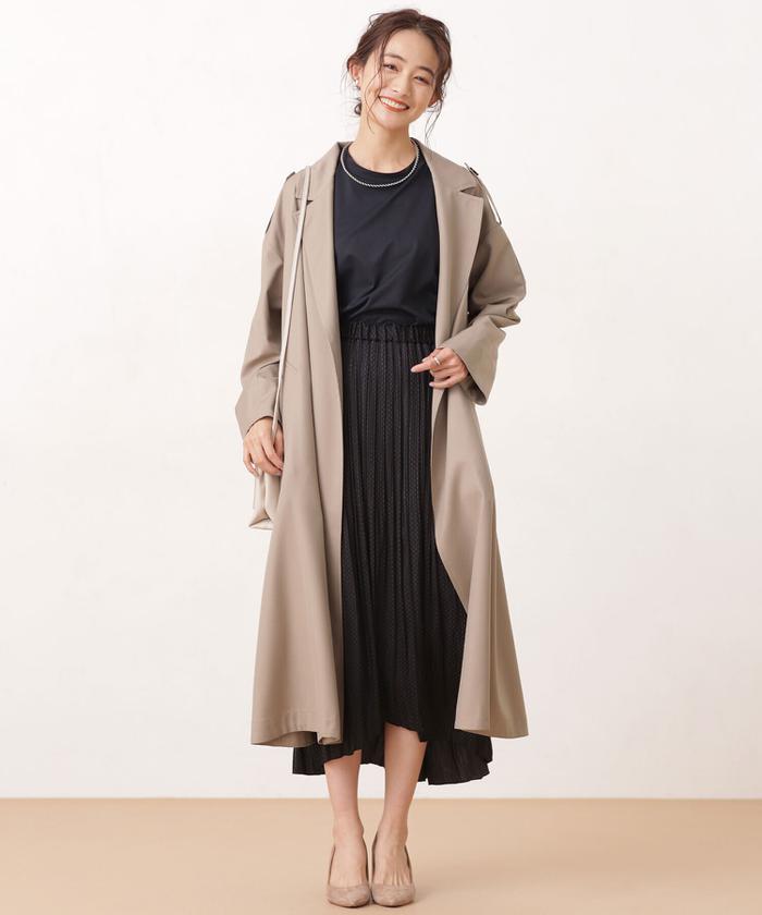 セール 50%OFF】ルーシア ツイルチェスタートレンチコート