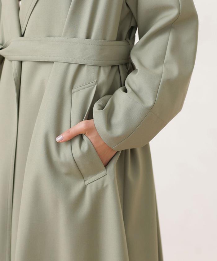 セール 50%OFF】ルーシア ツイルチェスタートレンチコート