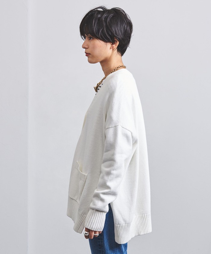 UNITED ARROWS &amp; SONS - スリットカーディガン UWSC サイドスリット カーディガン†(503751671) | ユナイテッド