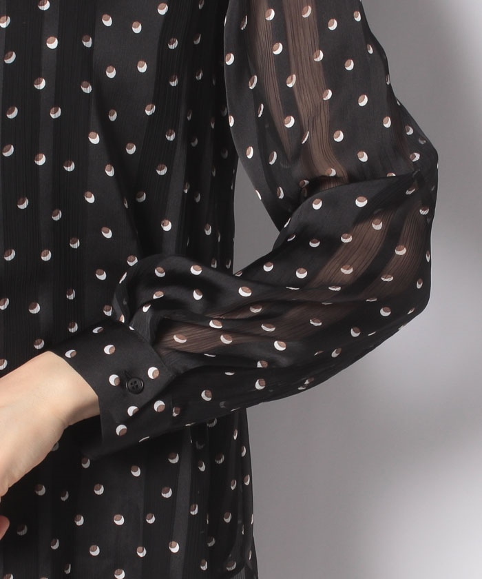 ブラウス SHEER STRIPE PRINT LEMIA(503746687) | セオリー ブラウス SHEER STRIPE PRINT LEMIA(503746687) | セオリー