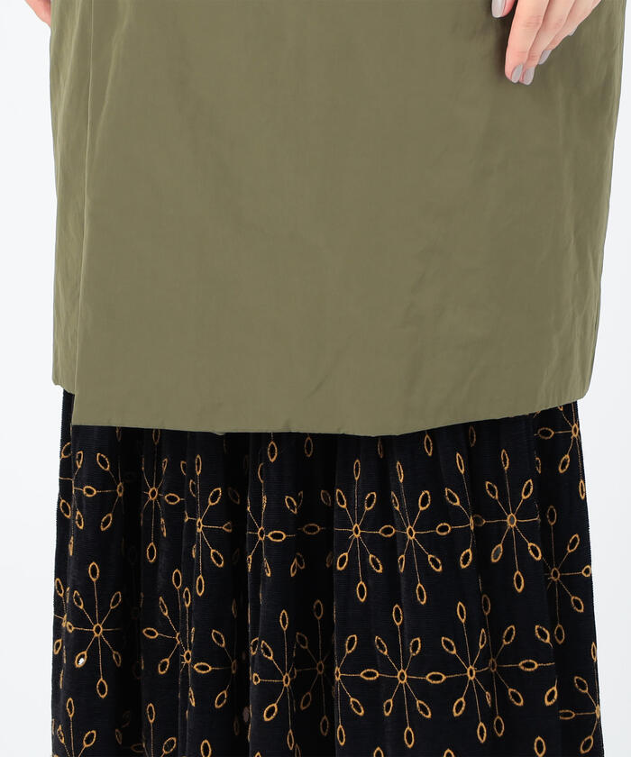 セール 40%OFF】ポリエステルコットンダウン ノーカラーコート