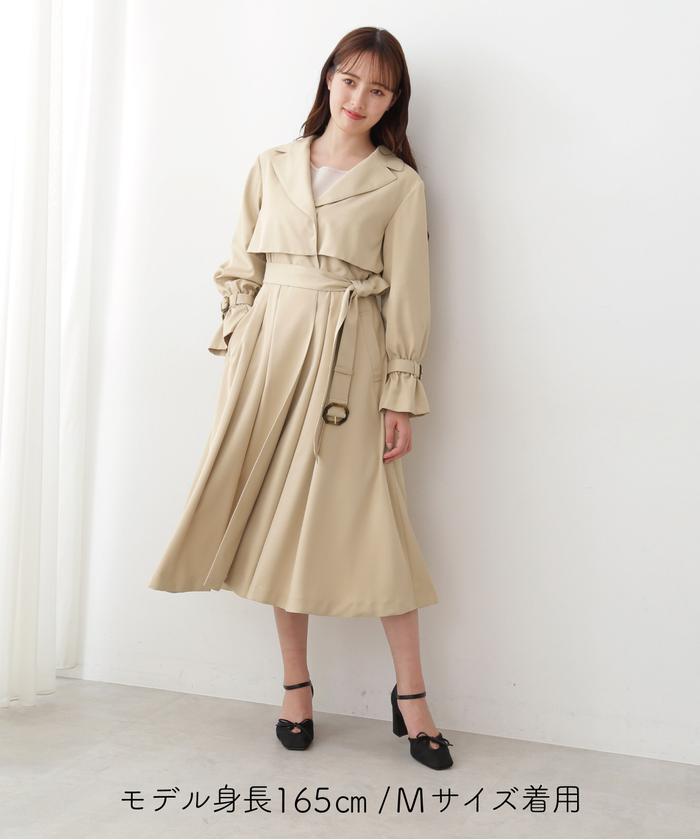 MAX80%OFF／セール開催中 ◇バックプリーツドレストレンチ(503726117) ジル バイ ジル | ジャケット・アウター