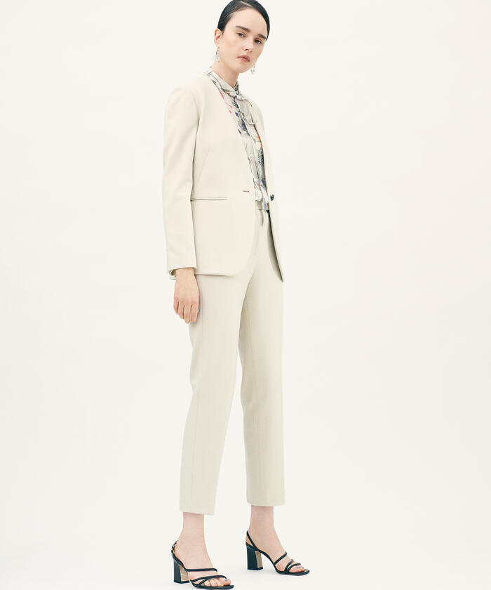 セール 30%OFF】カルゼサーキュラー ノーカラージャケット(503759106