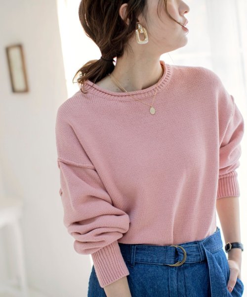 セール50 Off アイレットニットプルオーバー 春ニット コットンニット コーエン Coen D Fashion