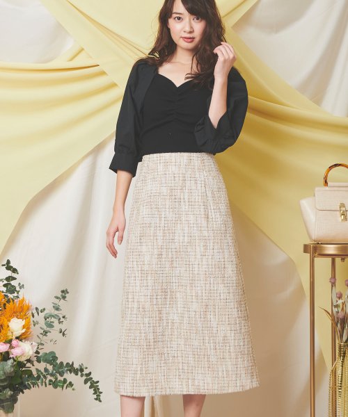 セール 60 Off 美人百花 With3月号掲載 Aラインツイードスカート ノエラ Noela D Fashion セール 60 Off 美人百花 With3月号掲載 Aラインツイードスカート ノエラ Noela D Fashion