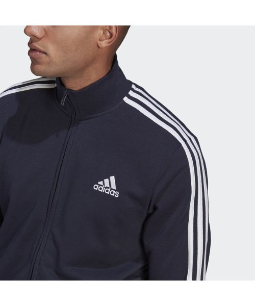セール 30 Off Aeroready エッセンシャルズ 3ストライプス トラックスーツ Aeroready Essentials 3 Stripes Track Suit アディダス Adidas D Fashion