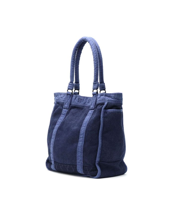 PC Kendo PC Sashiko ポータークラシック KENDO トート PORTER CLASSIC (ポータークラシック)KENDO TOTE BAG BLUE