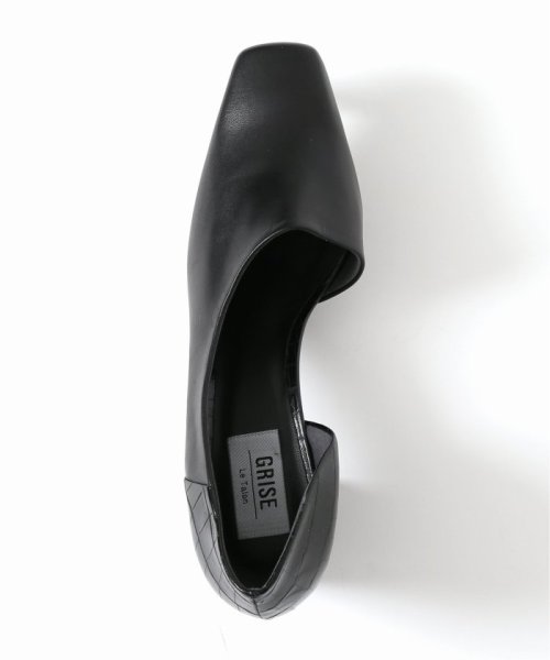 GRISE 5.5レザースクエアサイドオープン◆