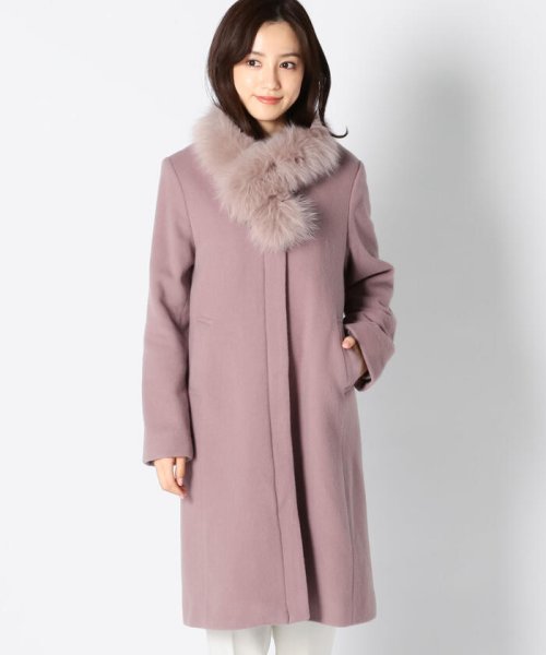 セール フードファーコート ミッシュマッシュ Misch Masch D Fashion セール フードファーコート ミッシュマッシュ Misch Masch D Fashion