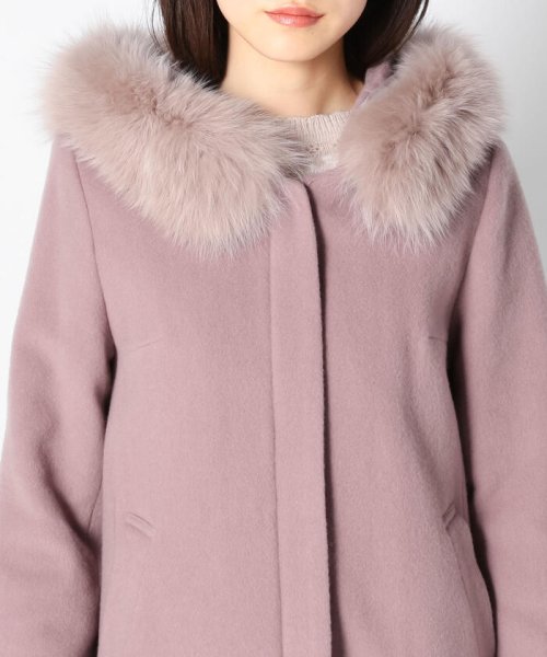 セール フードファーコート ミッシュマッシュ Misch Masch D Fashion セール フードファーコート ミッシュマッシュ Misch Masch D Fashion