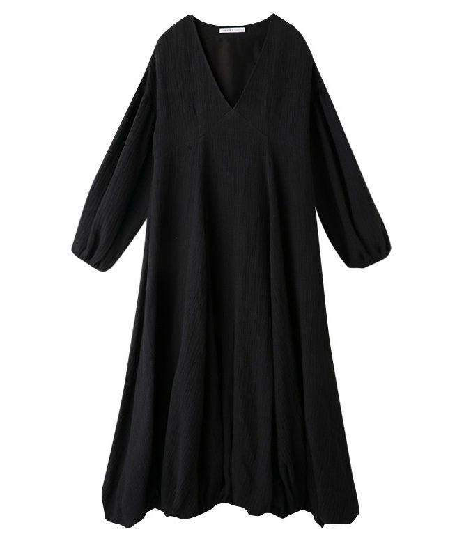 【NEW限定品】 バルーンスリーブフレアワンピース(503764011) エトレ | ワンピース