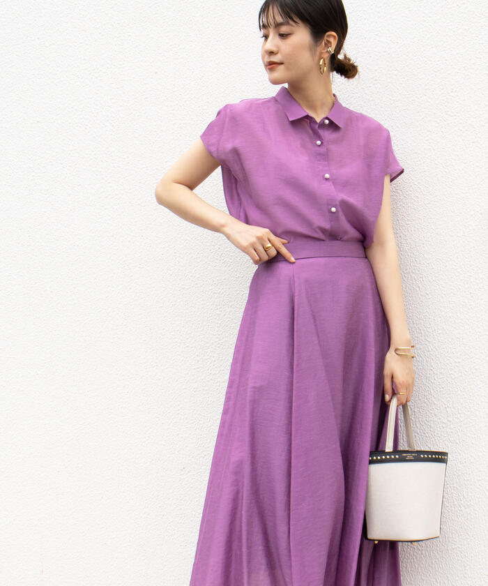 ★美品★NOLLEY'S　シアースラブフレアスカート NOLLEY'S（ノーリーズ）の「シアースラブフレアースカート