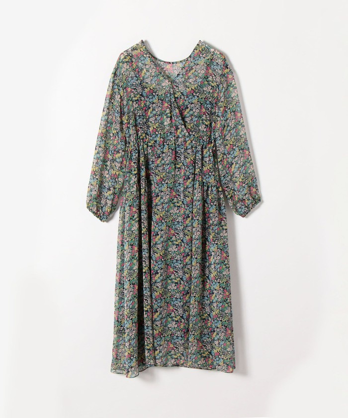 SHIPS any: Playful フラワー ロング ワンピース(503769933 SHIPS any: Playful フラワー ロング ワンピース(503769933