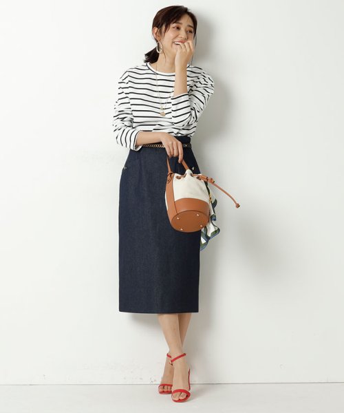 チェーンベルト付きタイトスカート ジャスグリッティー Jusglitty D Fashion チェーンベルト付きタイトスカート ジャスグリッティー Jusglitty D Fashion