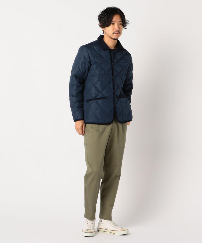 TAION/タイオン】CITY LINE PIPING COLLARED JKT キルティング TAION/タイオン】CITY LINE PIPING COLLARED JKT キルティング