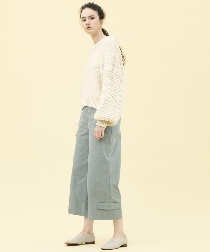 セール 30%OFF】コットンシルク クルーネックプルオーバー セール 30%OFF】コットンシルク クルーネックプルオーバー
