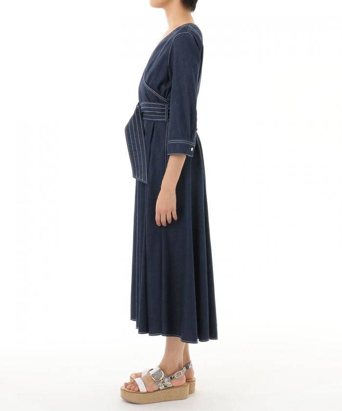セール 60%OFF】カシュクールデニムワンピース(503773538) | グレース ...