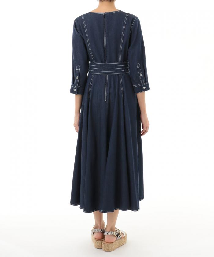 セール 60%OFF】カシュクールデニムワンピース(503773538) | グレース ...