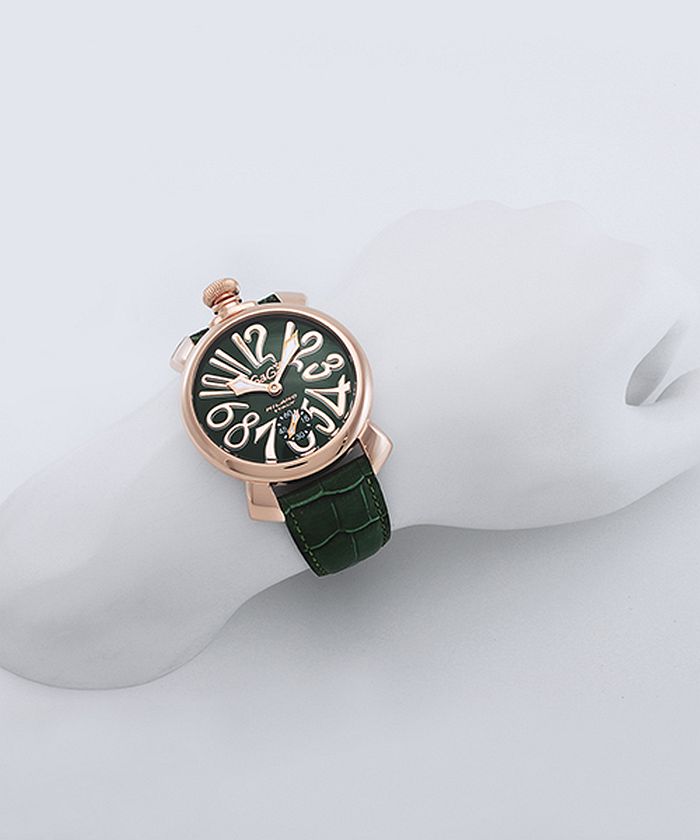 セール】GaGa MILAN ガガミラノ 腕時計 5011.04S－GRN メンズ 