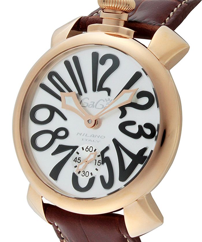 セール】GaGa MILAN ガガミラノ 腕時計 5011.06S－BRW メンズ 