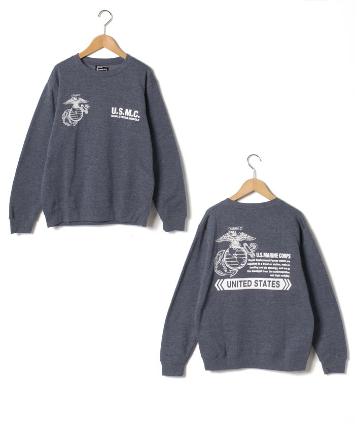 ★日本製 Americana アメカジ プリント スウェット トレーナー アメカジプリントスウェット – Karakubuy