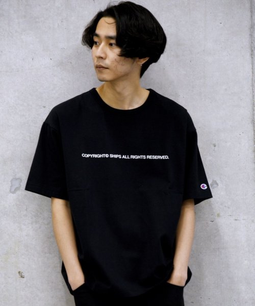 セール 40 Off Web限定 Ships別注 Champion Copyright ロゴ Tシャツ シップス メン Ships Men D Fashion