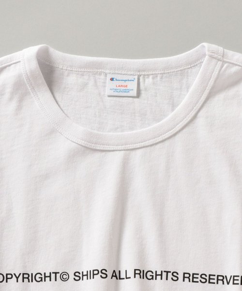 セール 40 Off Web限定 Ships別注 Champion Copyright ロゴ Tシャツ シップス メン Ships Men D Fashion