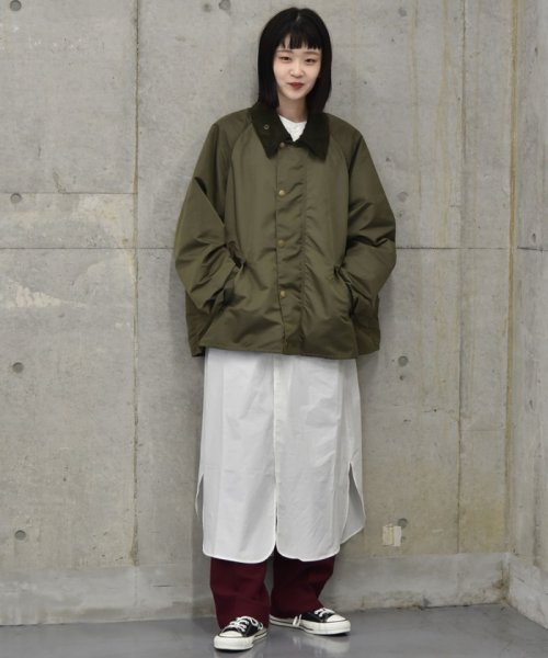 セール】【SHIPS別注】BARBOUR: ナイロン TRANSPORT/トランスポート 