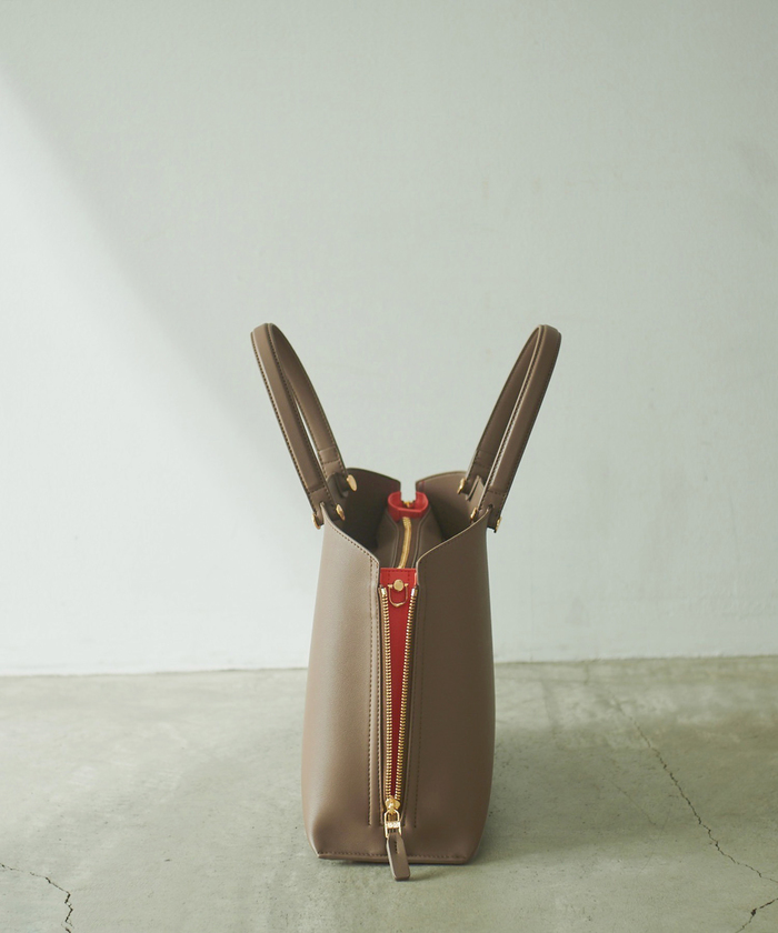 セール】【E'POR】Y BAG Medium （サイドジップトートバッグ