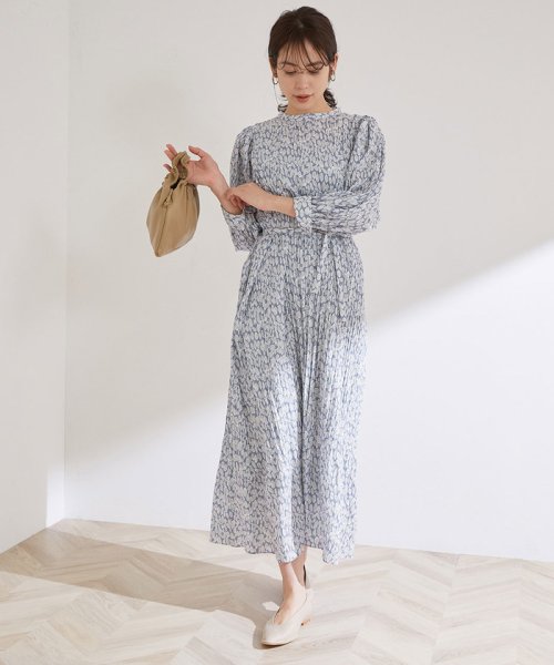セール Web限定 2way オリジナルプリントワッシャープリーツワンピース ロペ Rope D Fashion セール Web限定 2way オリジナルプリントワッシャープリーツワンピース ロペ Rope D Fashion